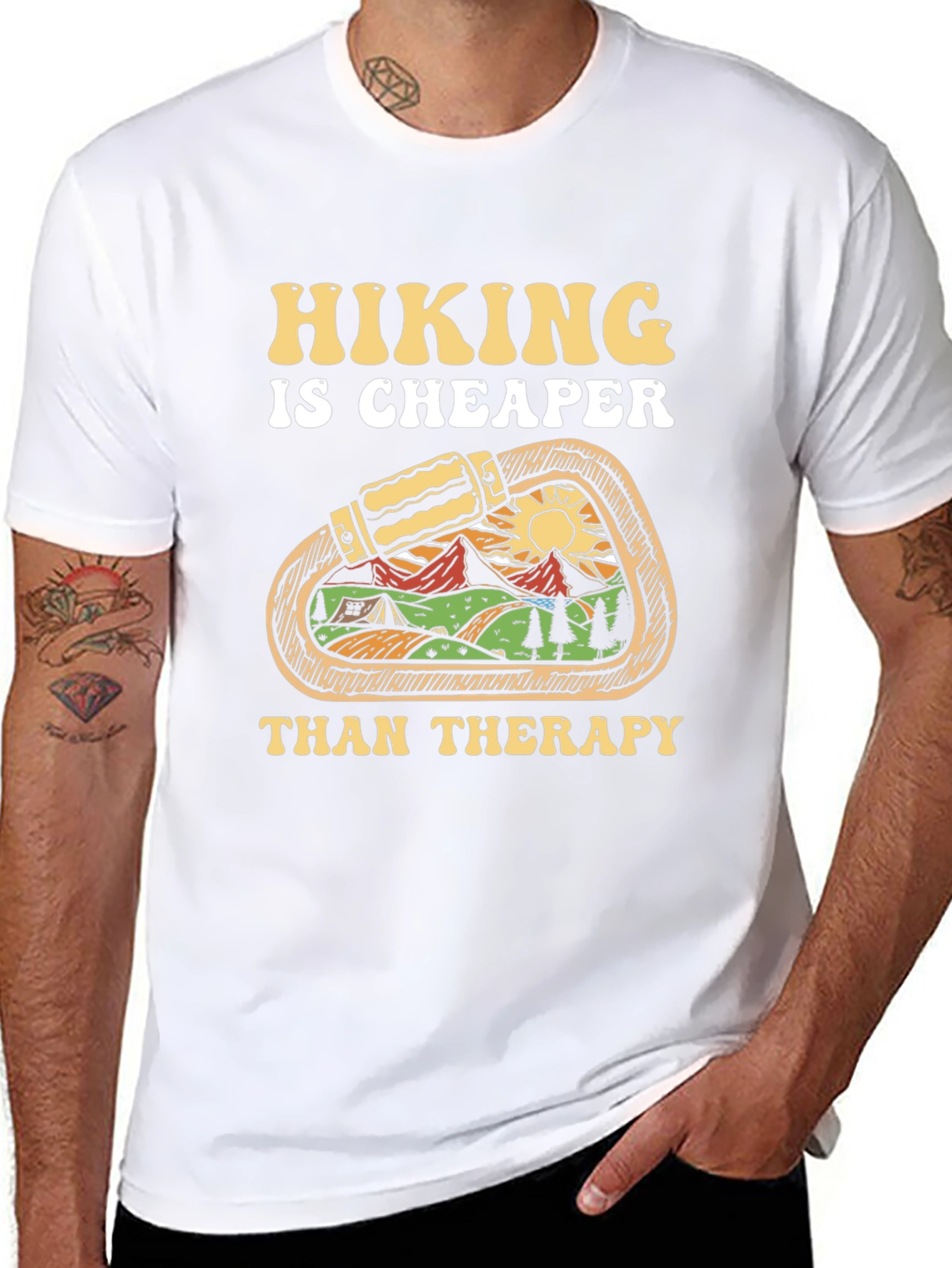 Hiking is Cheaper Than Therapy T-Shirt