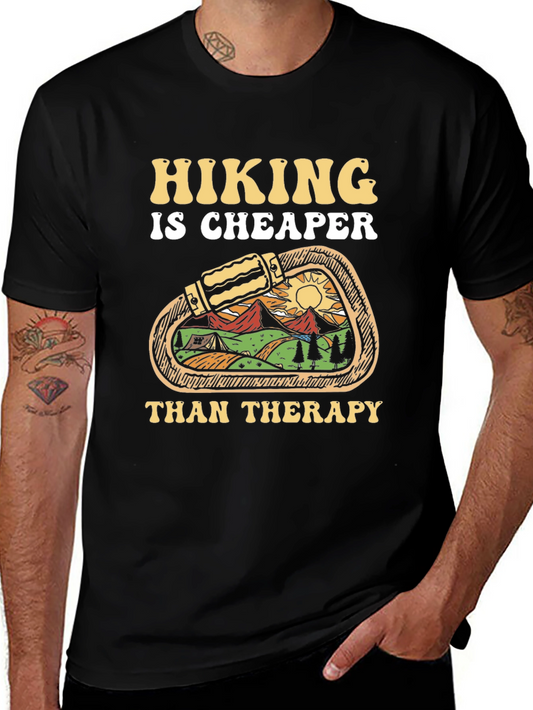 Hiking is Cheaper Than Therapy T-Shirt