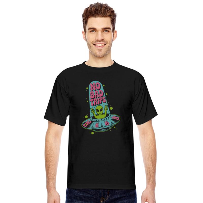 No Bad Trips Funny Alien Lover Gifts