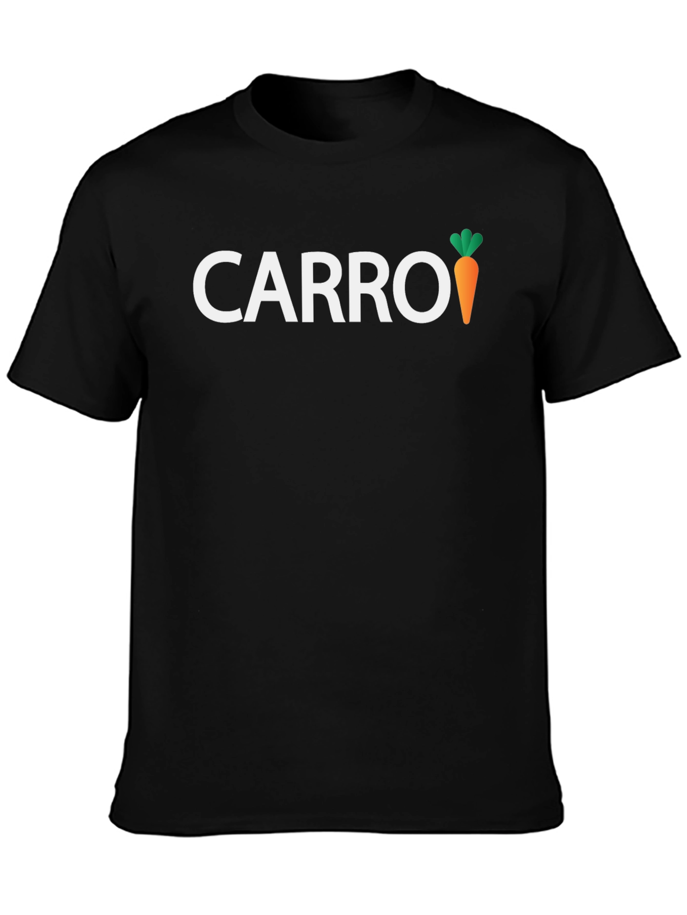Carrot Graphic Tee - Mens Black T-Shirt