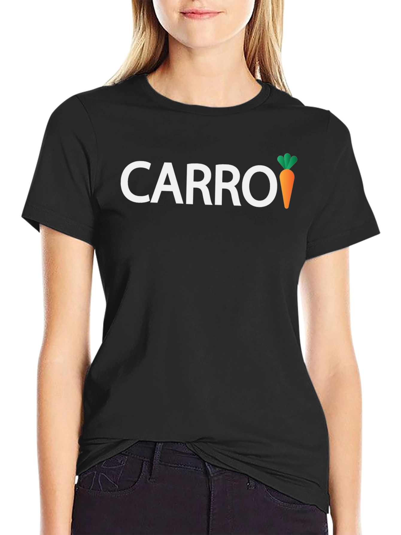 Carrot Graphic Tee - Mens Black T-Shirt