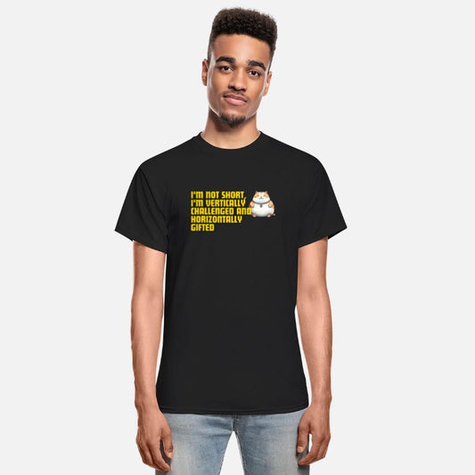 Not Short - Horizontally gifted! Funny Tee Shirt