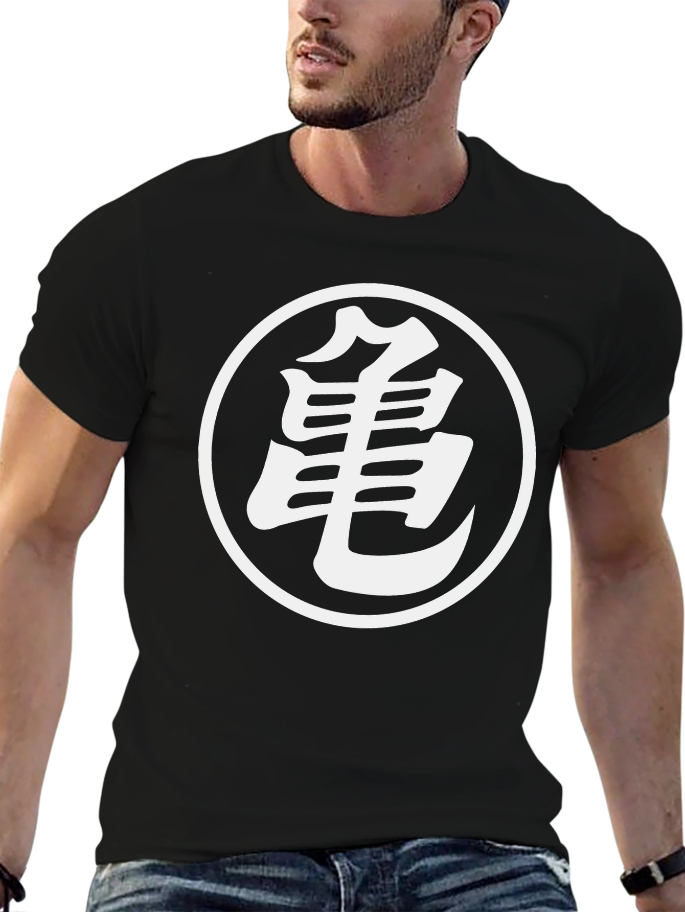 Dragon Ball Z Symbol Black T-Shirt Anime Tee