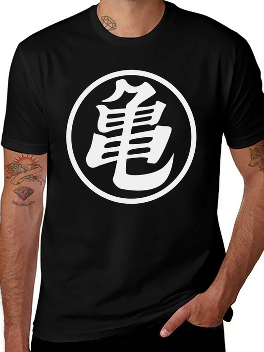 Dragon Ball Z Symbol Black T-Shirt Anime Tee