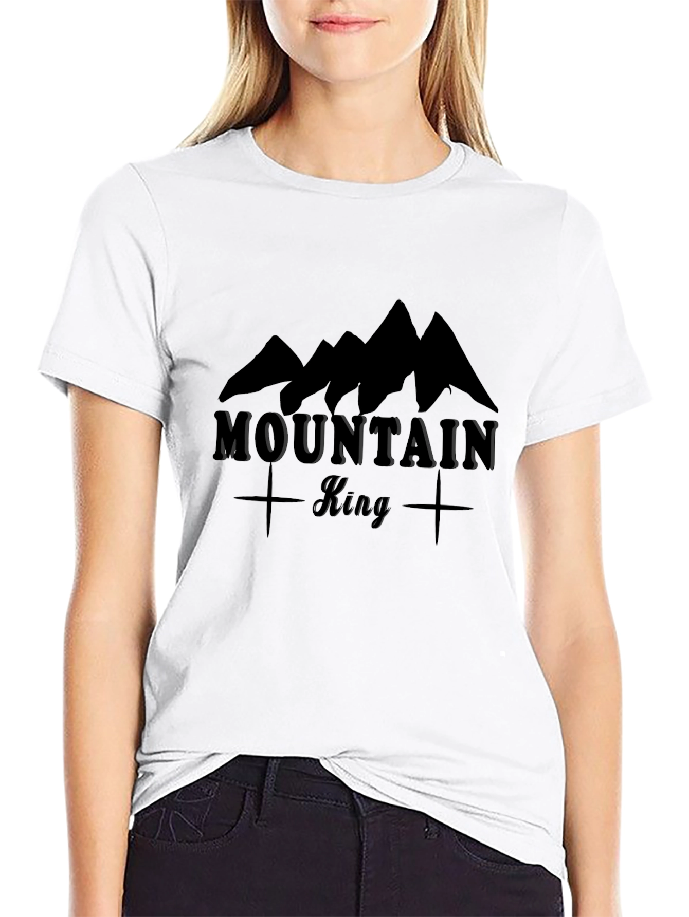 Mountain King Graphic T-Shirt - Black