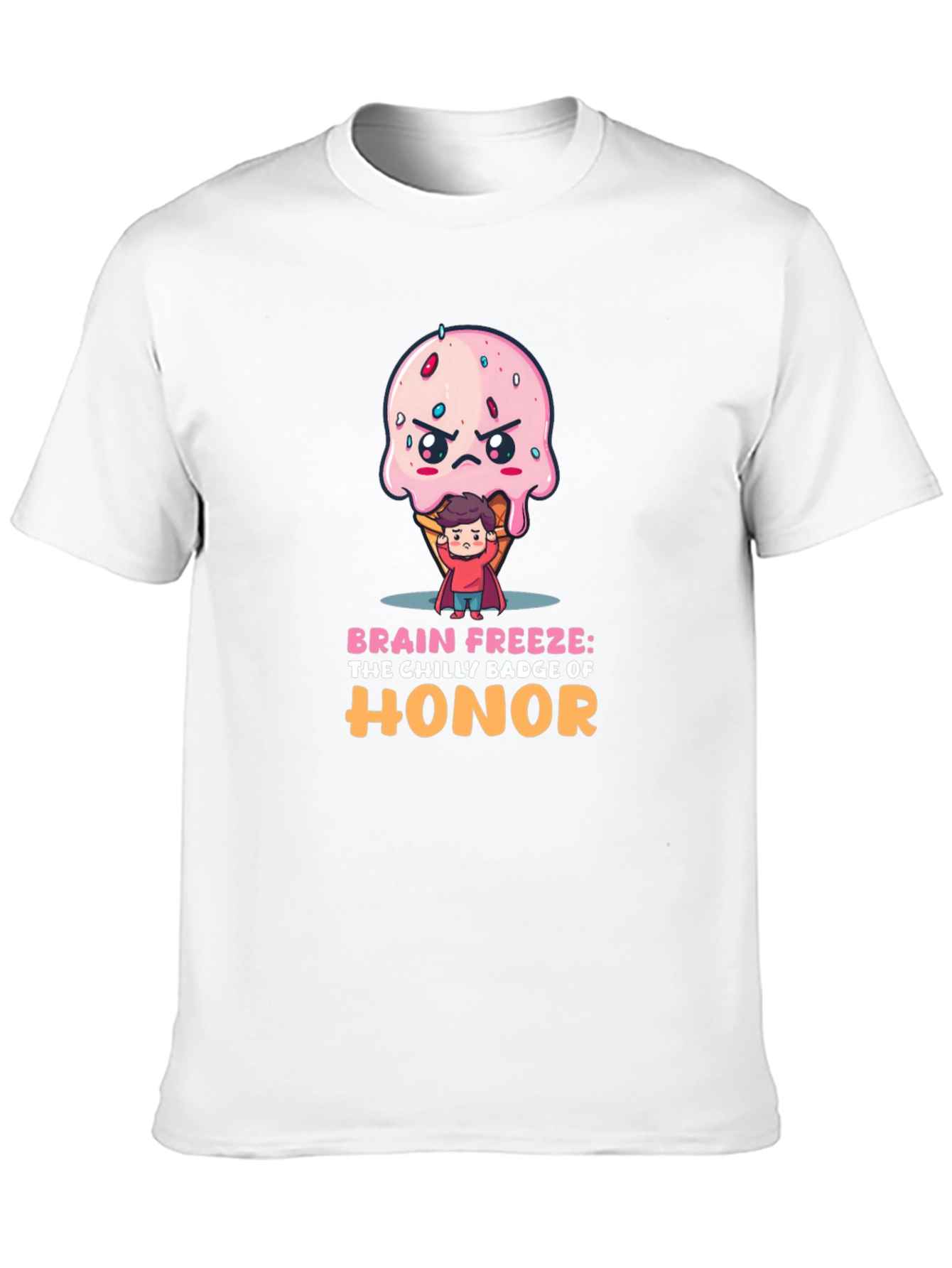 Brain Freeze Honor Badge T-Shirt