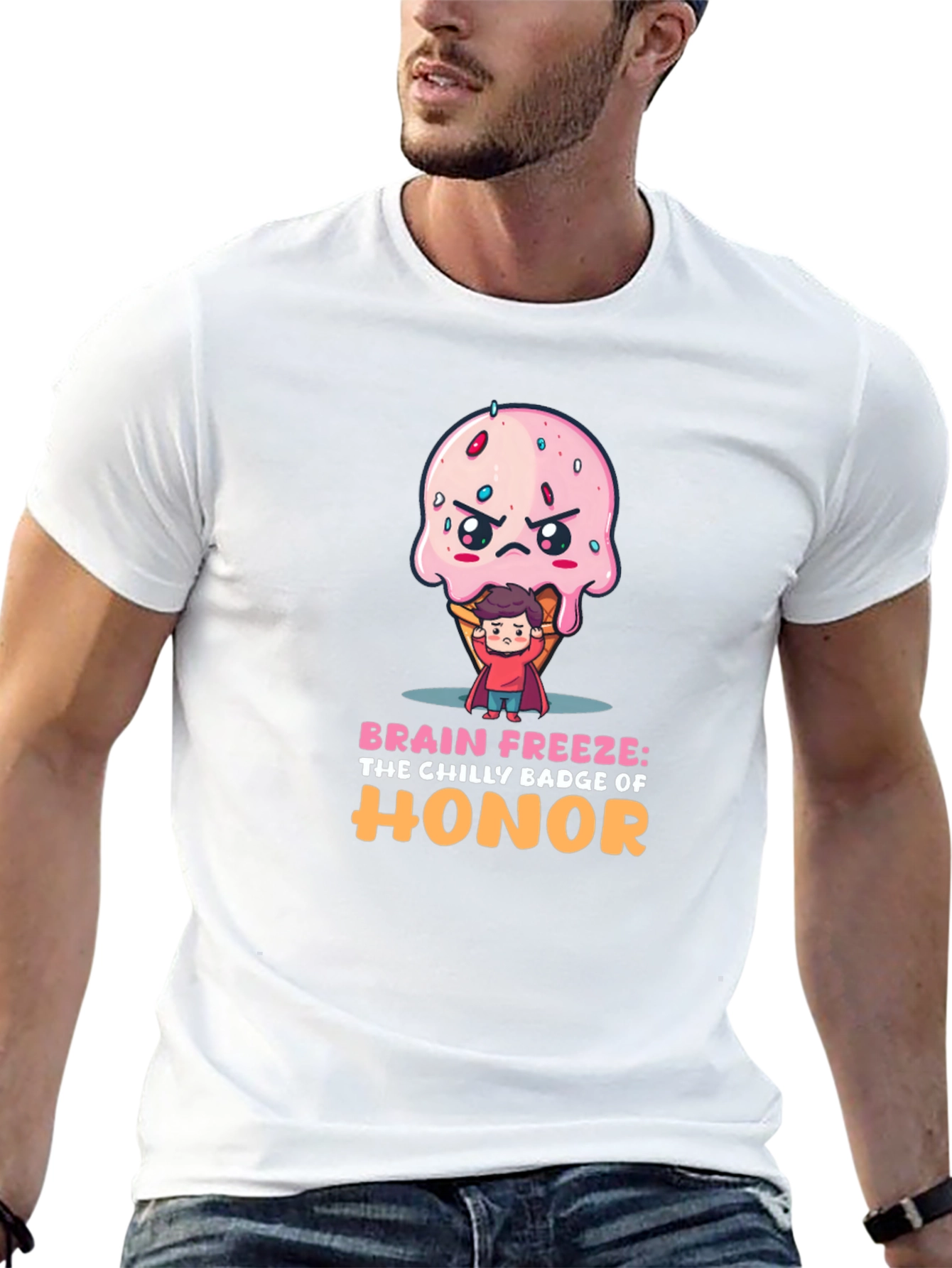 Brain Freeze Honor Badge T-Shirt