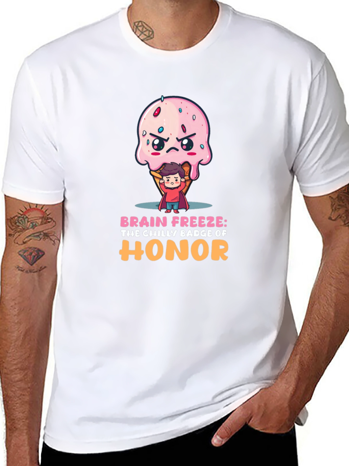 Brain Freeze Honor Badge T-Shirt