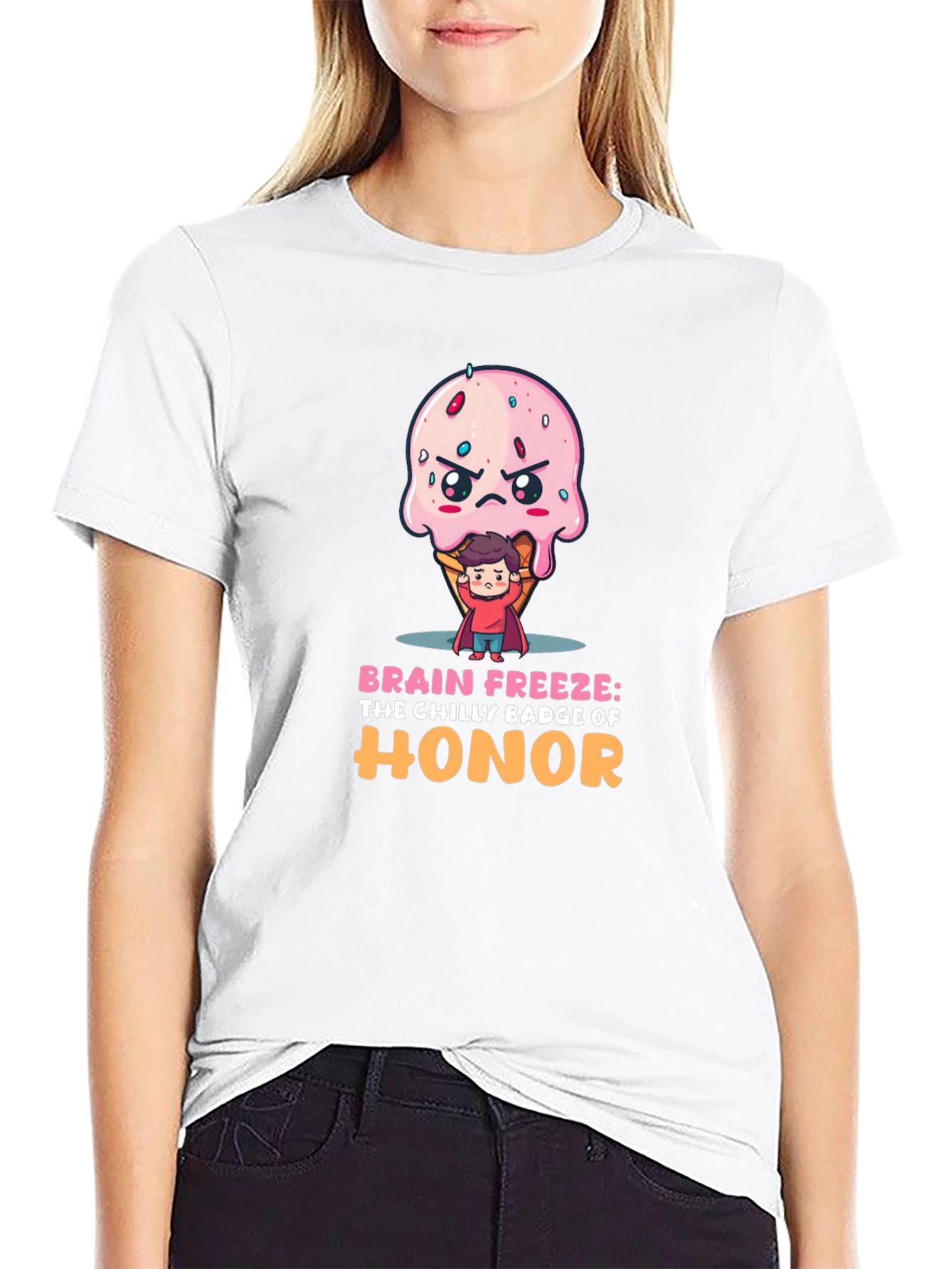 Brain Freeze Honor Badge T-Shirt