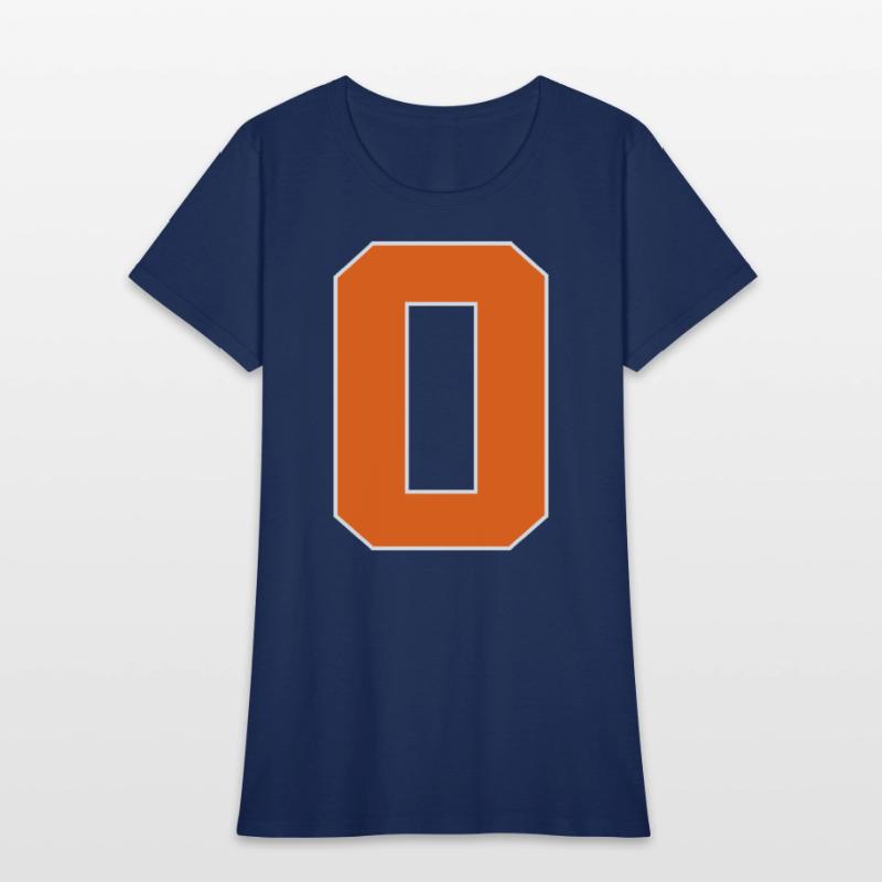 Number 0 Sports Orange