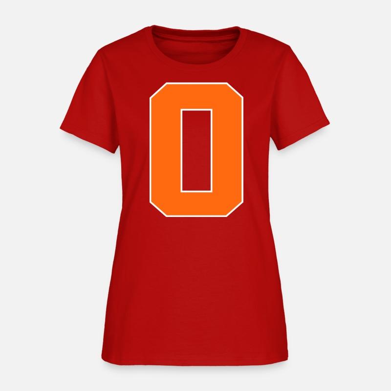 Number 0 Sports Orange