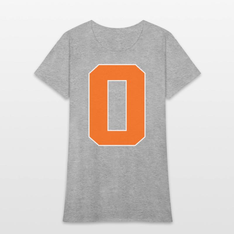 Number 0 Sports Orange