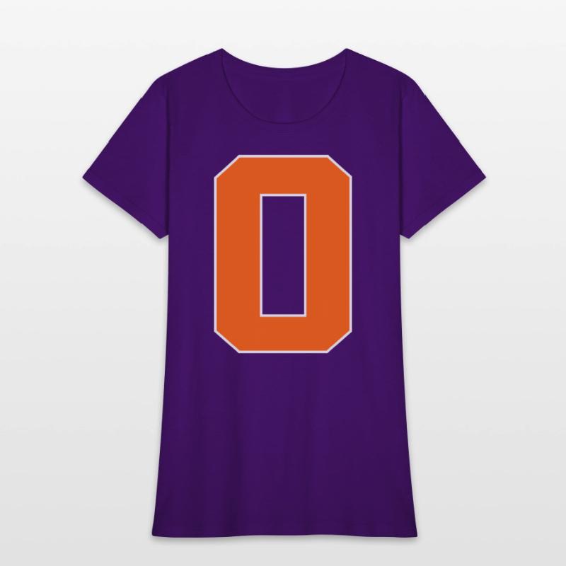 Number 0 Sports Orange