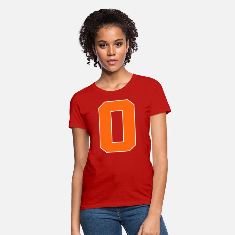 Number 0 Sports Orange