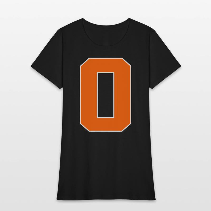 Number 0 Sports Orange