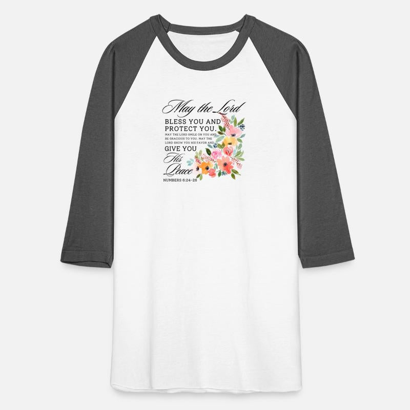 Numbers 6:24-26 Flowers, Christian Quote