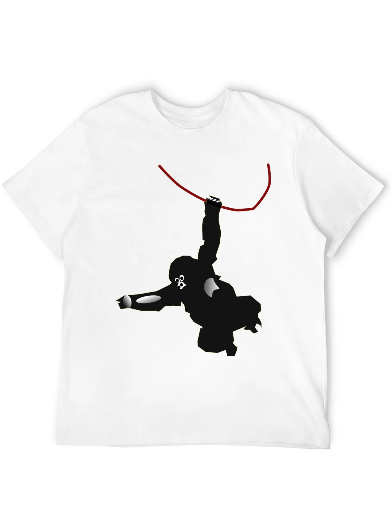 Monkey Graphic Black T-Shirt