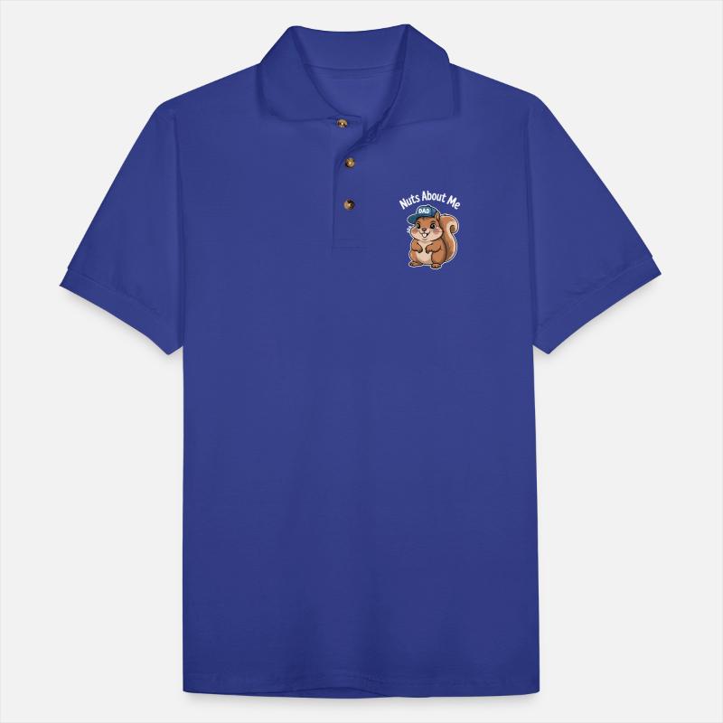 Nuts About Dad Squirrel Humor Design