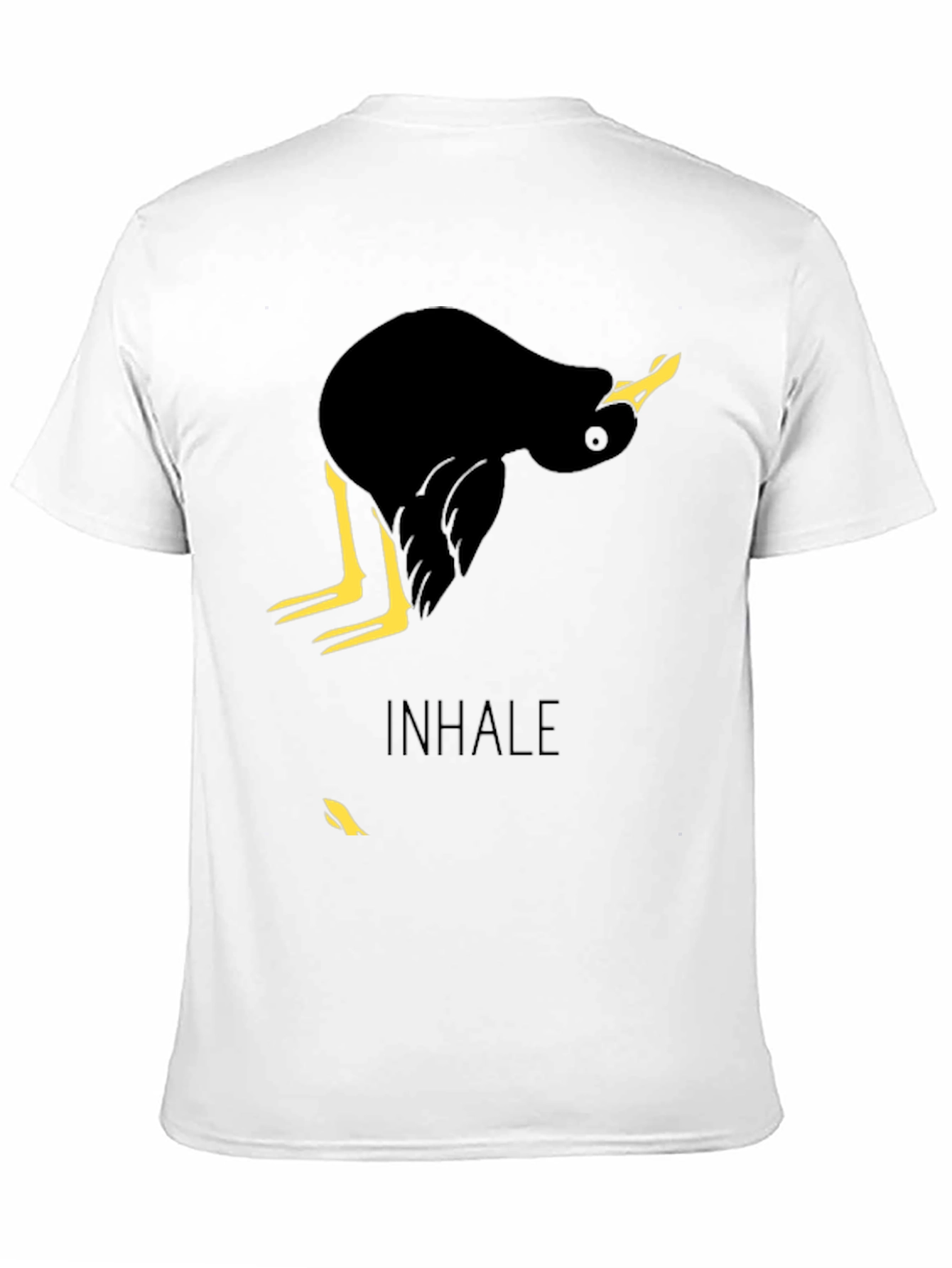 Inhale Duck Graphic Tee - Unique Bird Lover T-Shirt