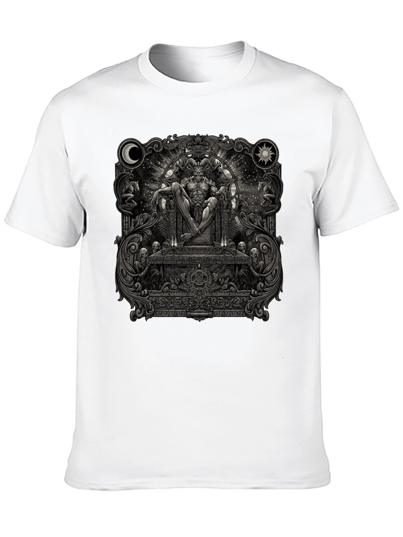 Occult Throne Graphic Tee - Black
