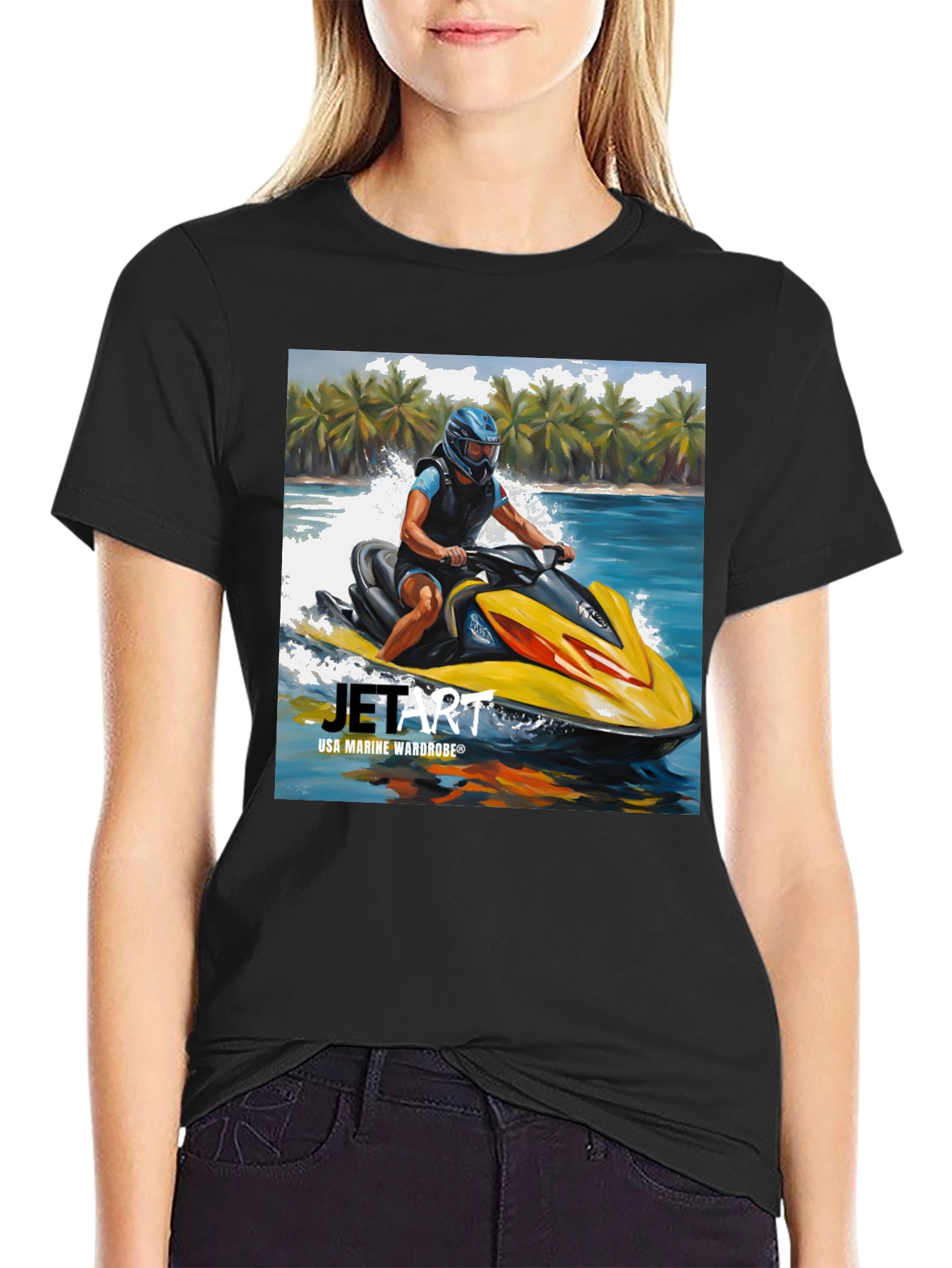 Jet Art T-Shirt - USA Marine Wardrobe