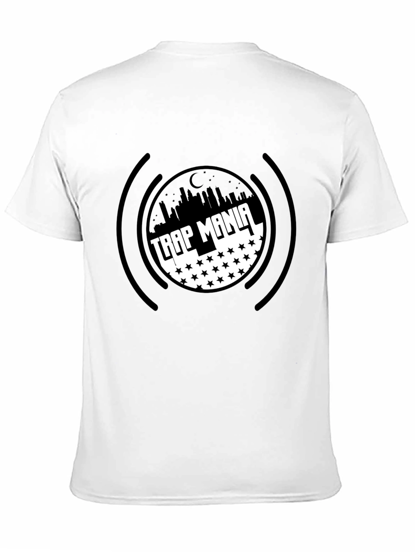 Trap Mania Black Graphic T-Shirt