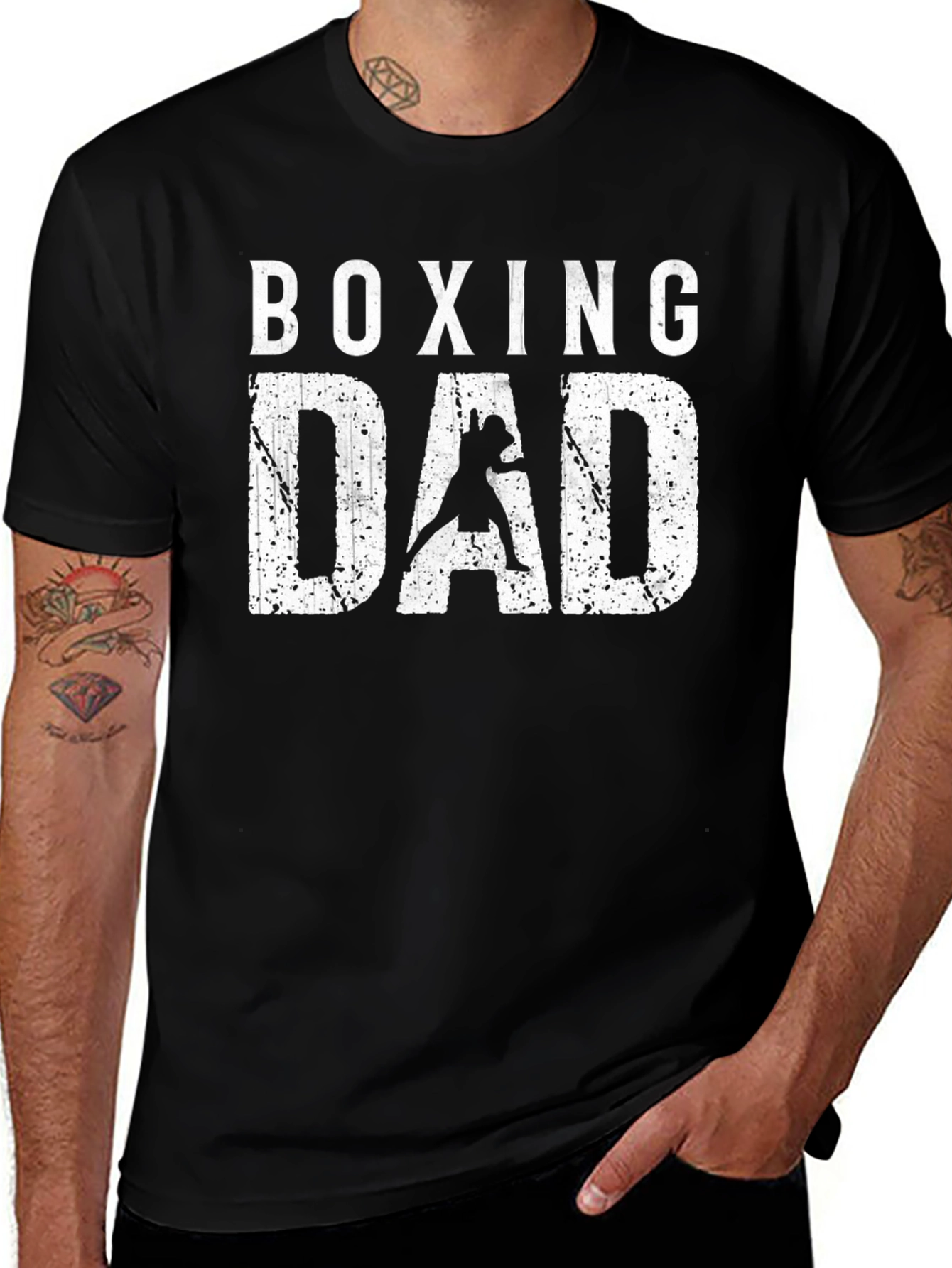 Boxing Dad Graphic T-Shirt
