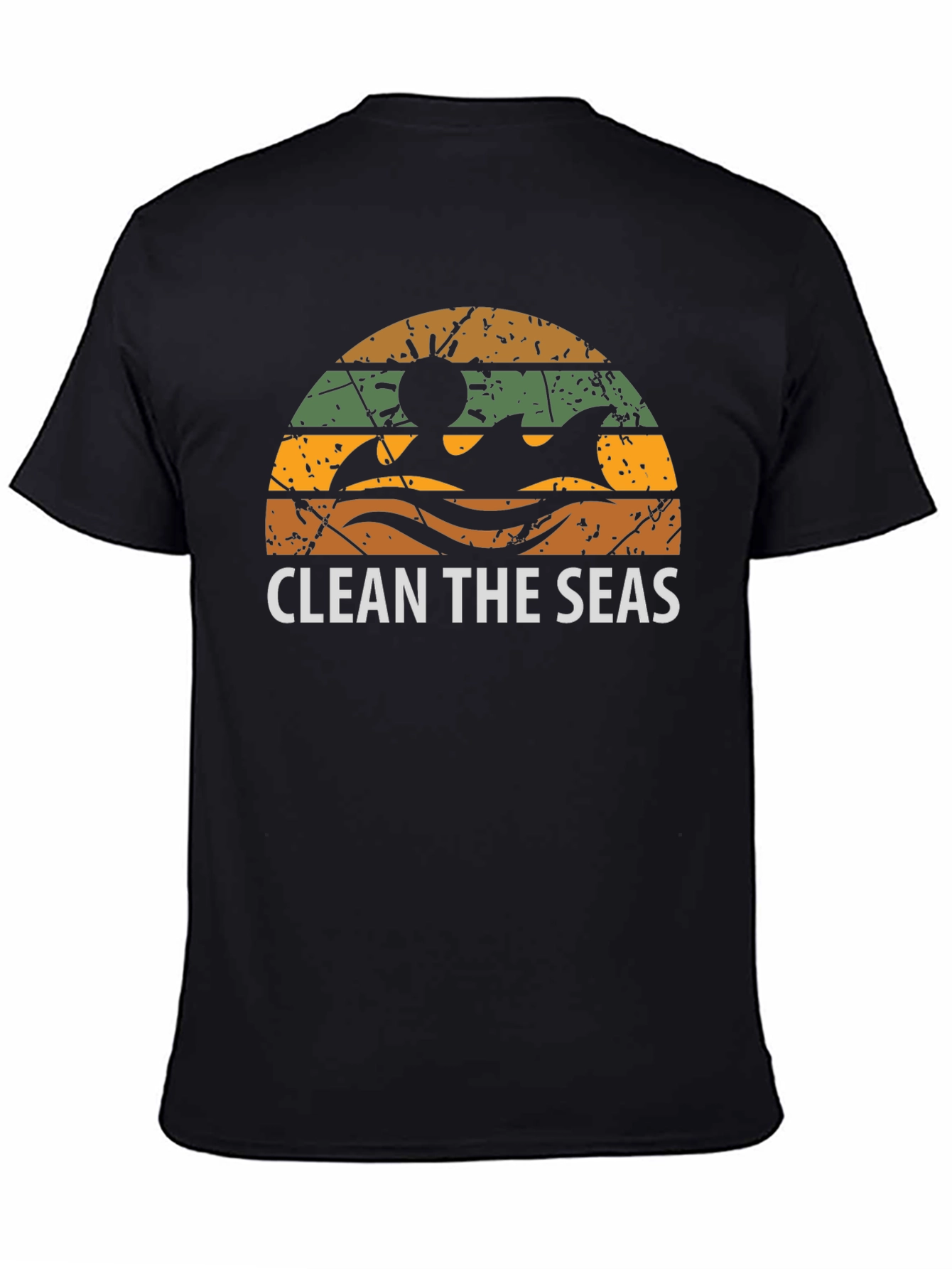 Clean the Seas Graphic Tee - Black