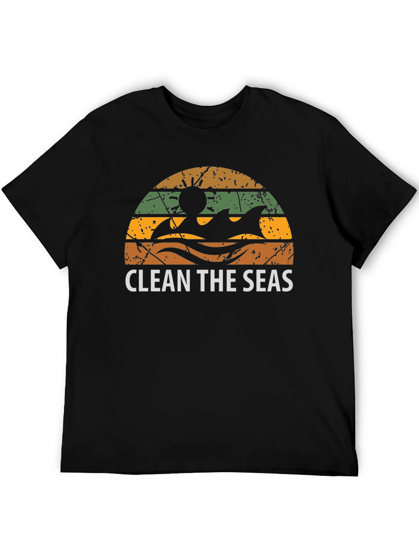 Clean the Seas Graphic Tee - Black