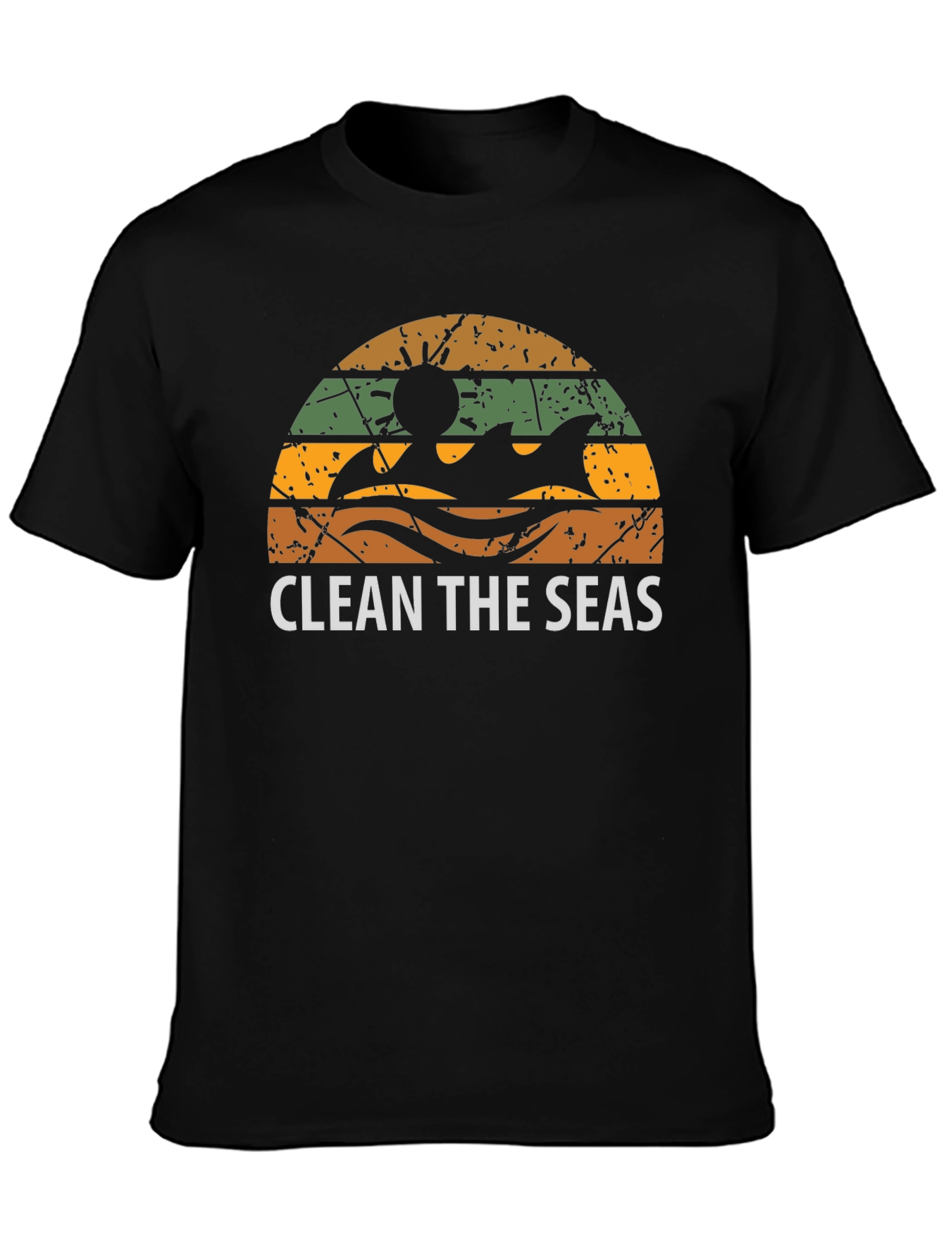Clean the Seas Graphic Tee - Black