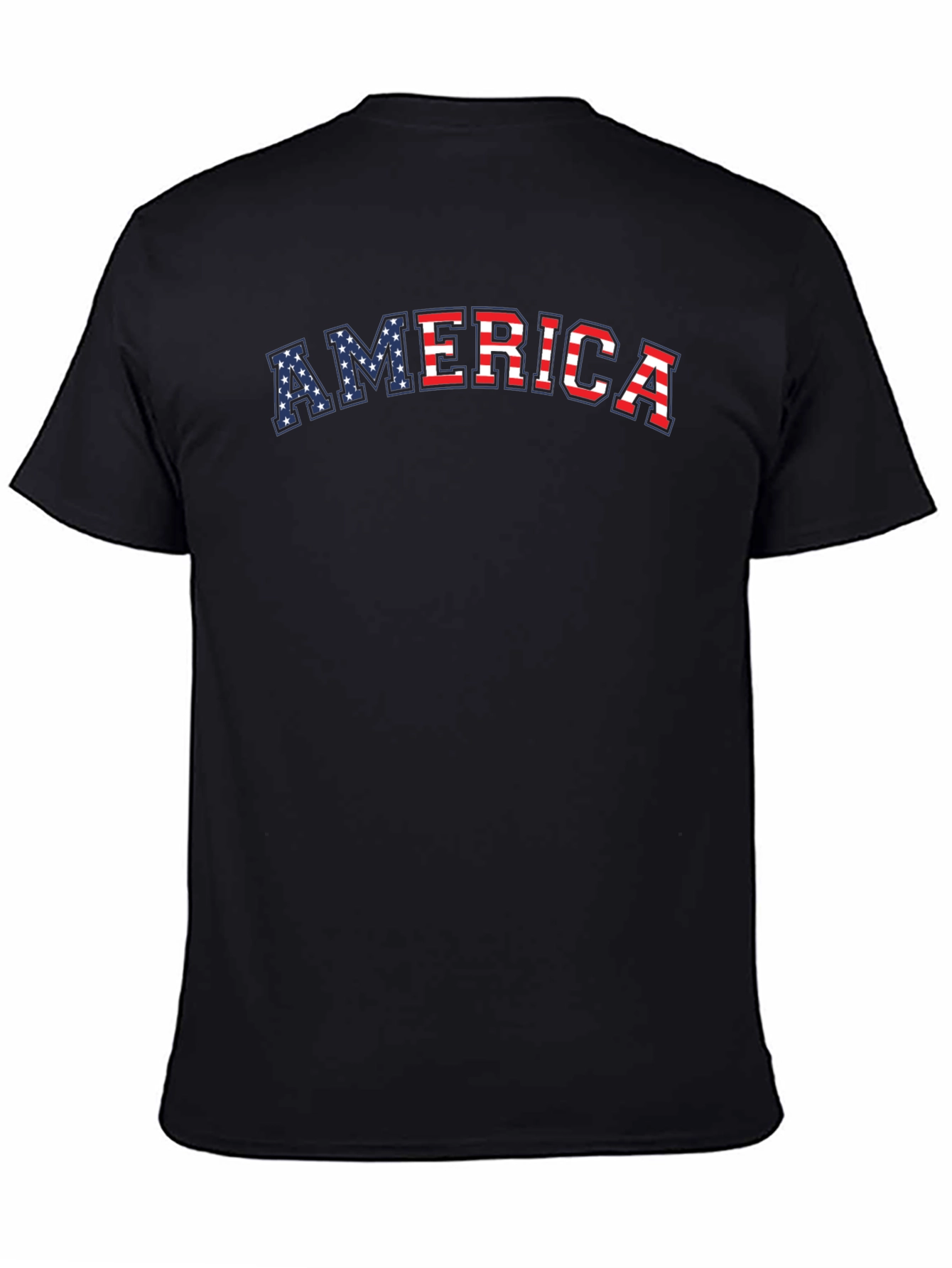 Patriotic America Graphic T-Shirt - USA Flag