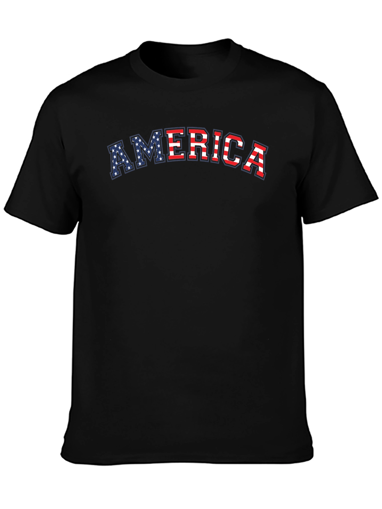 Patriotic America Graphic T-Shirt - USA Flag