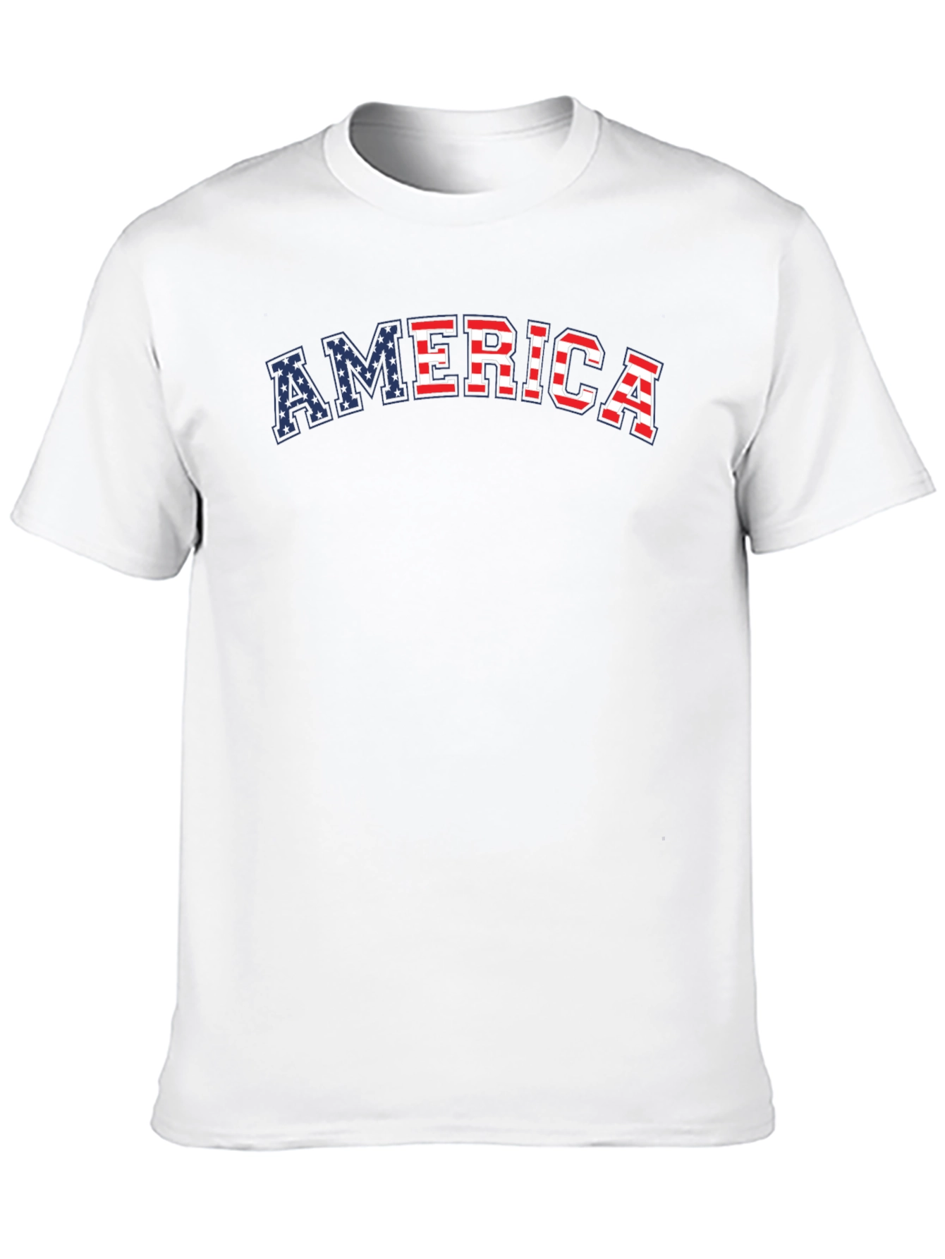 Patriotic America Graphic T-Shirt - USA Flag