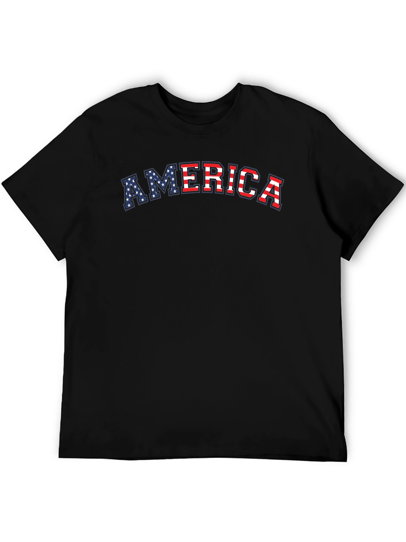Patriotic America Graphic T-Shirt - USA Flag