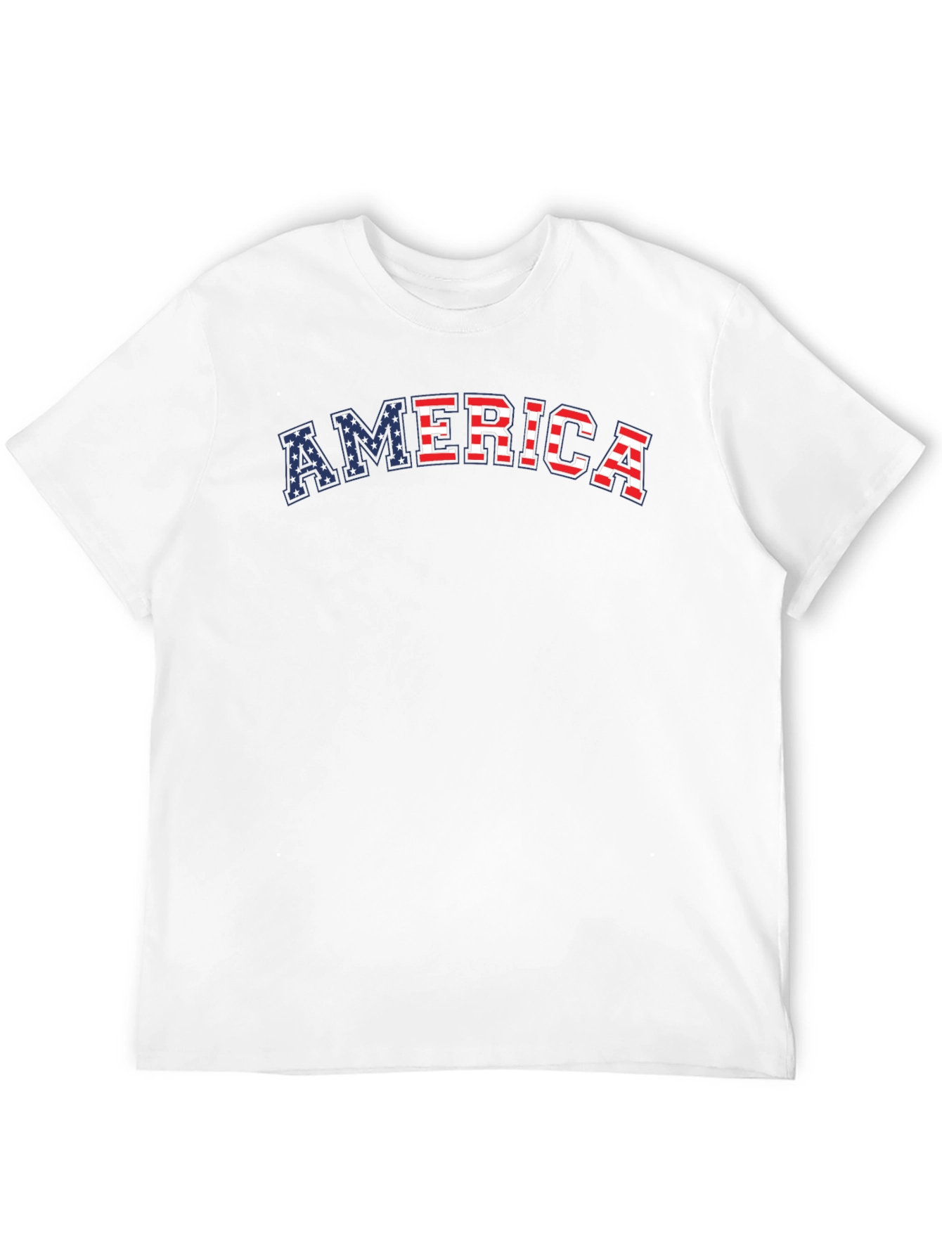 Patriotic America Graphic T-Shirt - USA Flag