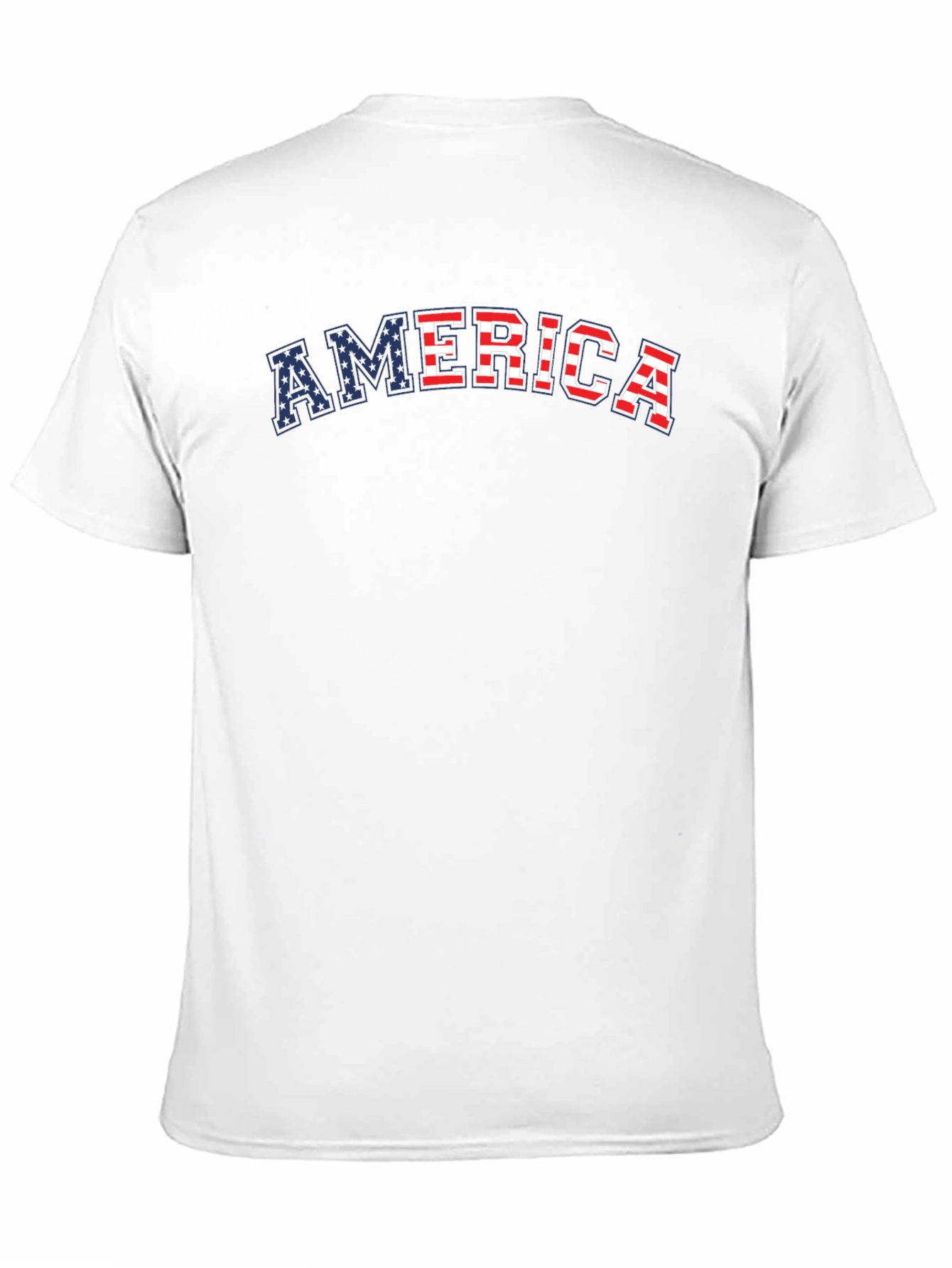 Patriotic America Graphic T-Shirt - USA Flag