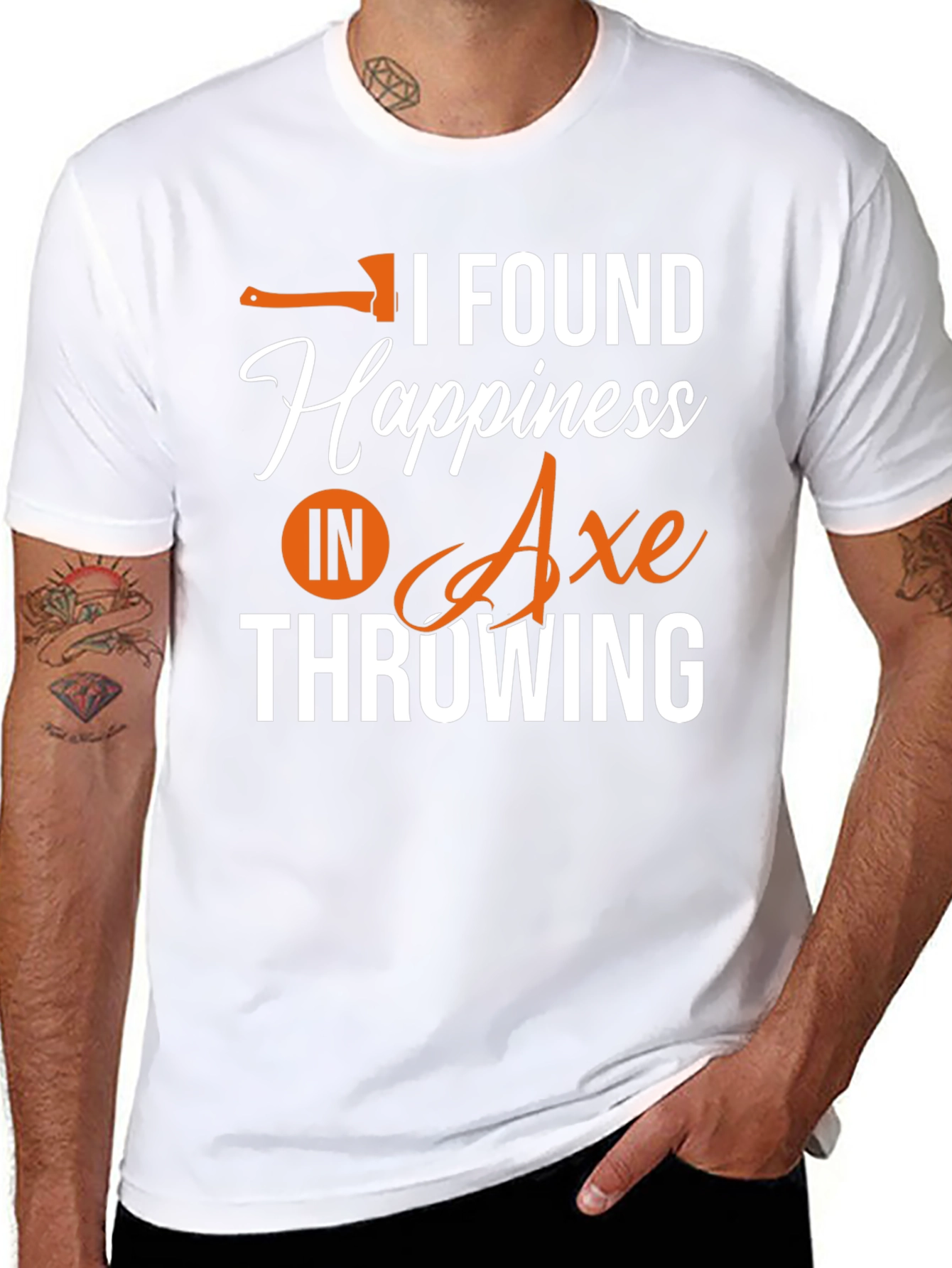 Axe Throwing T-Shirt - I Found Happiness