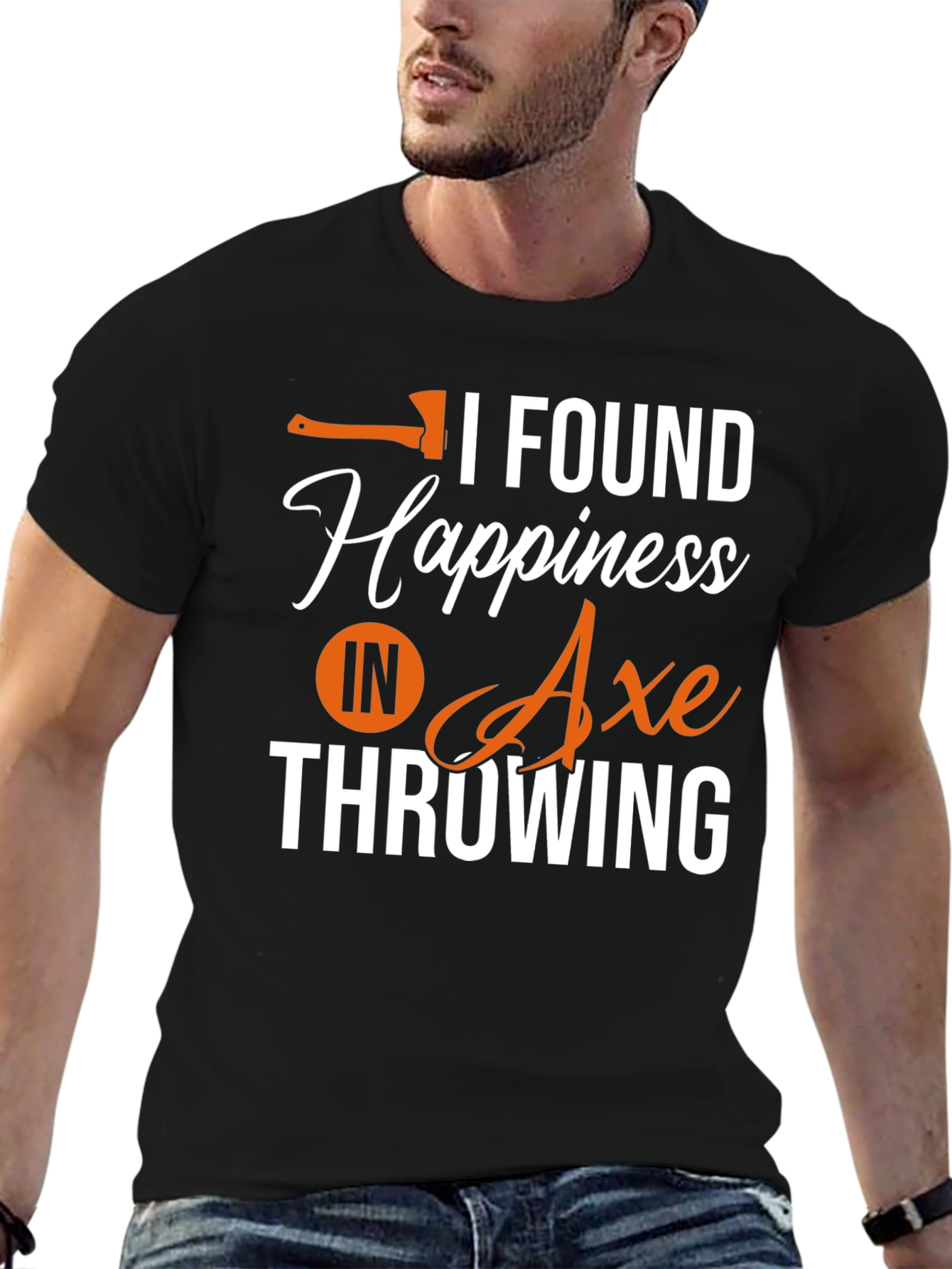 Axe Throwing T-Shirt - I Found Happiness