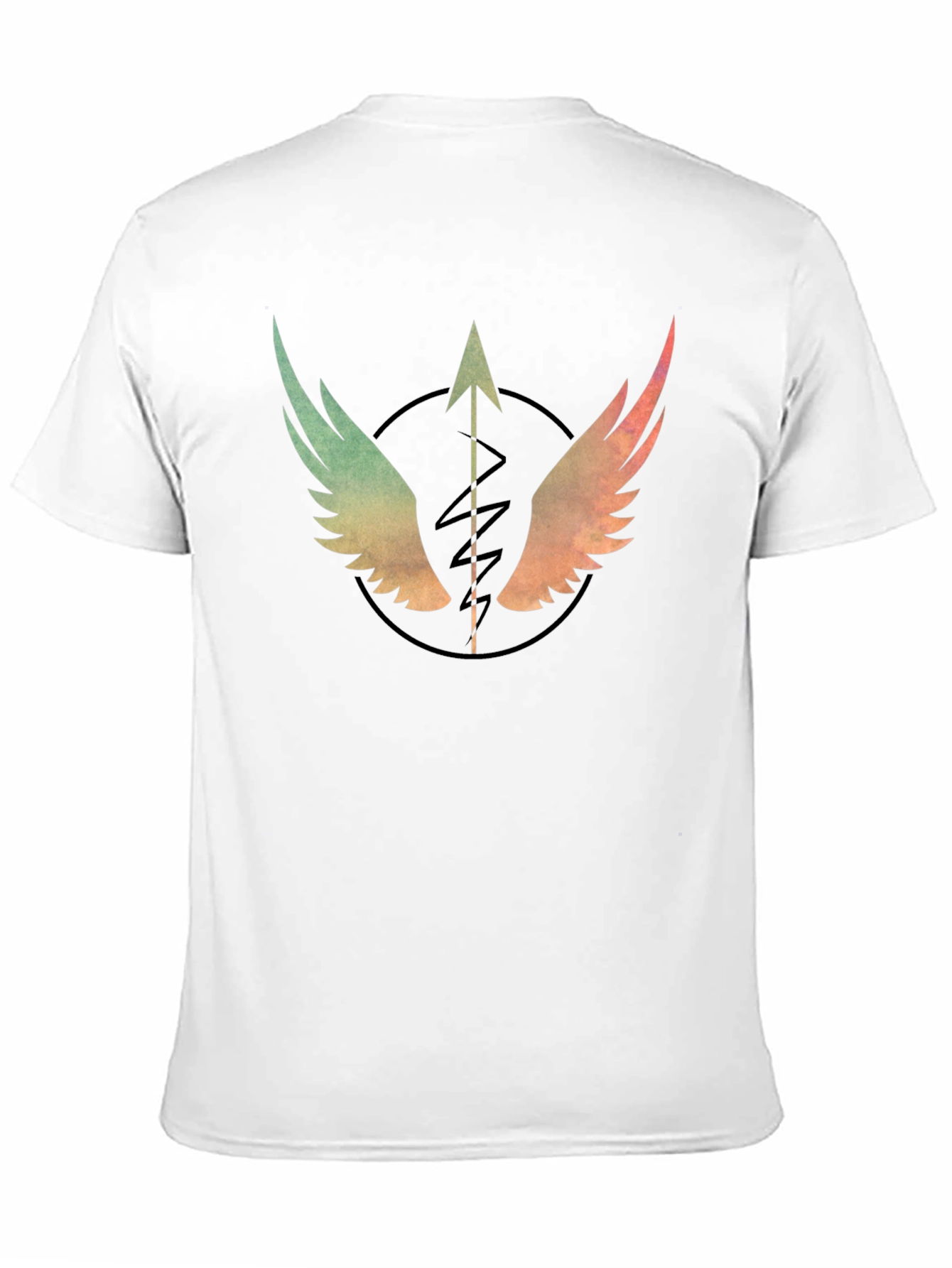Winged Arrow Graphic T-Shirt - Stylish Black Tee