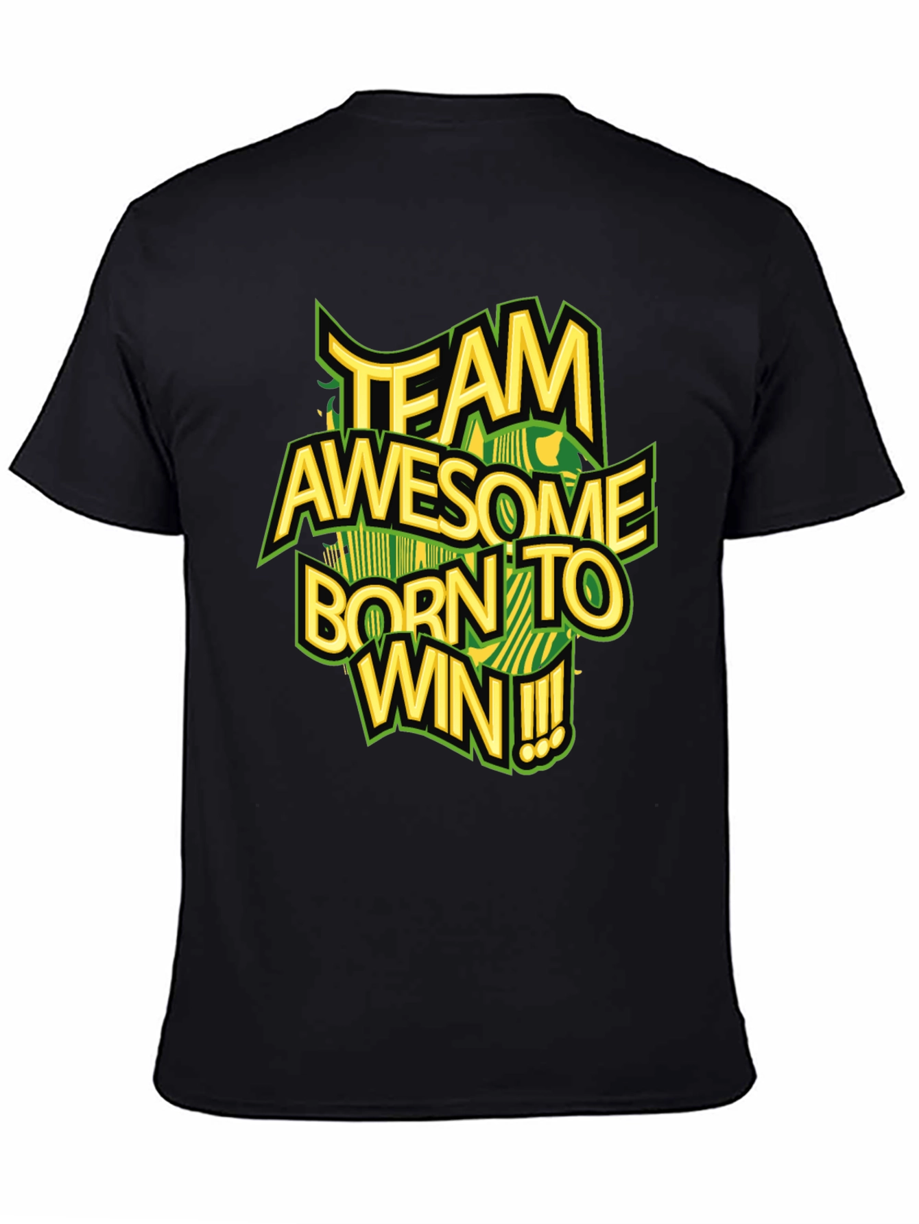Team Awesome Born to Win Graphic T-Shirt