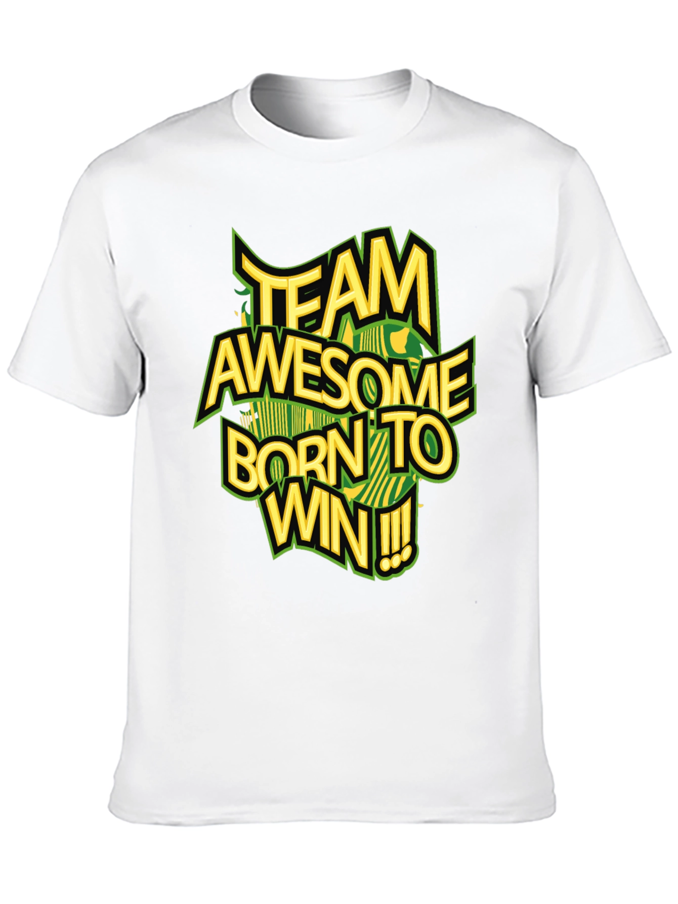 Team Awesome Born to Win Graphic T-Shirt