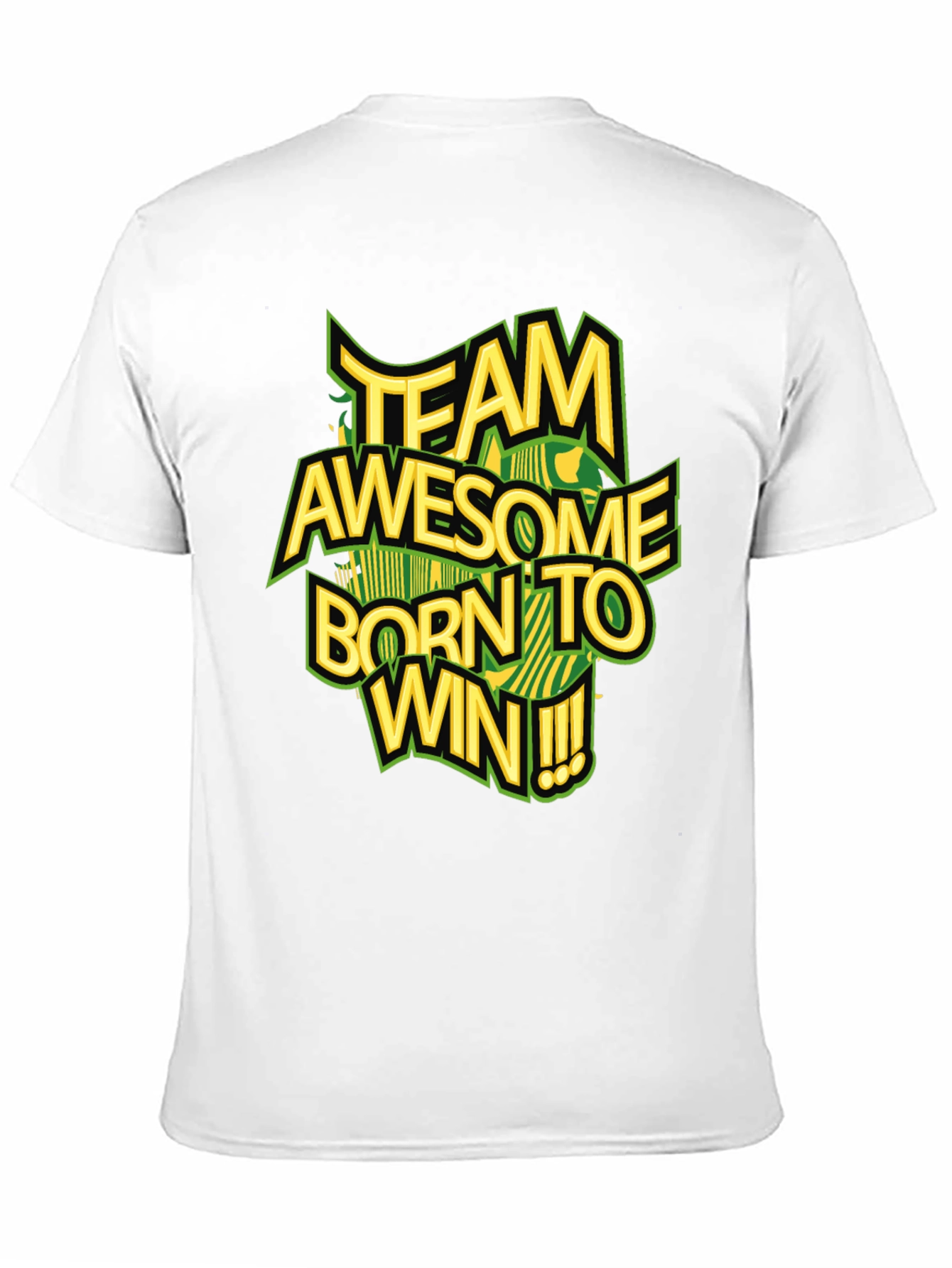 Team Awesome Born to Win Graphic T-Shirt