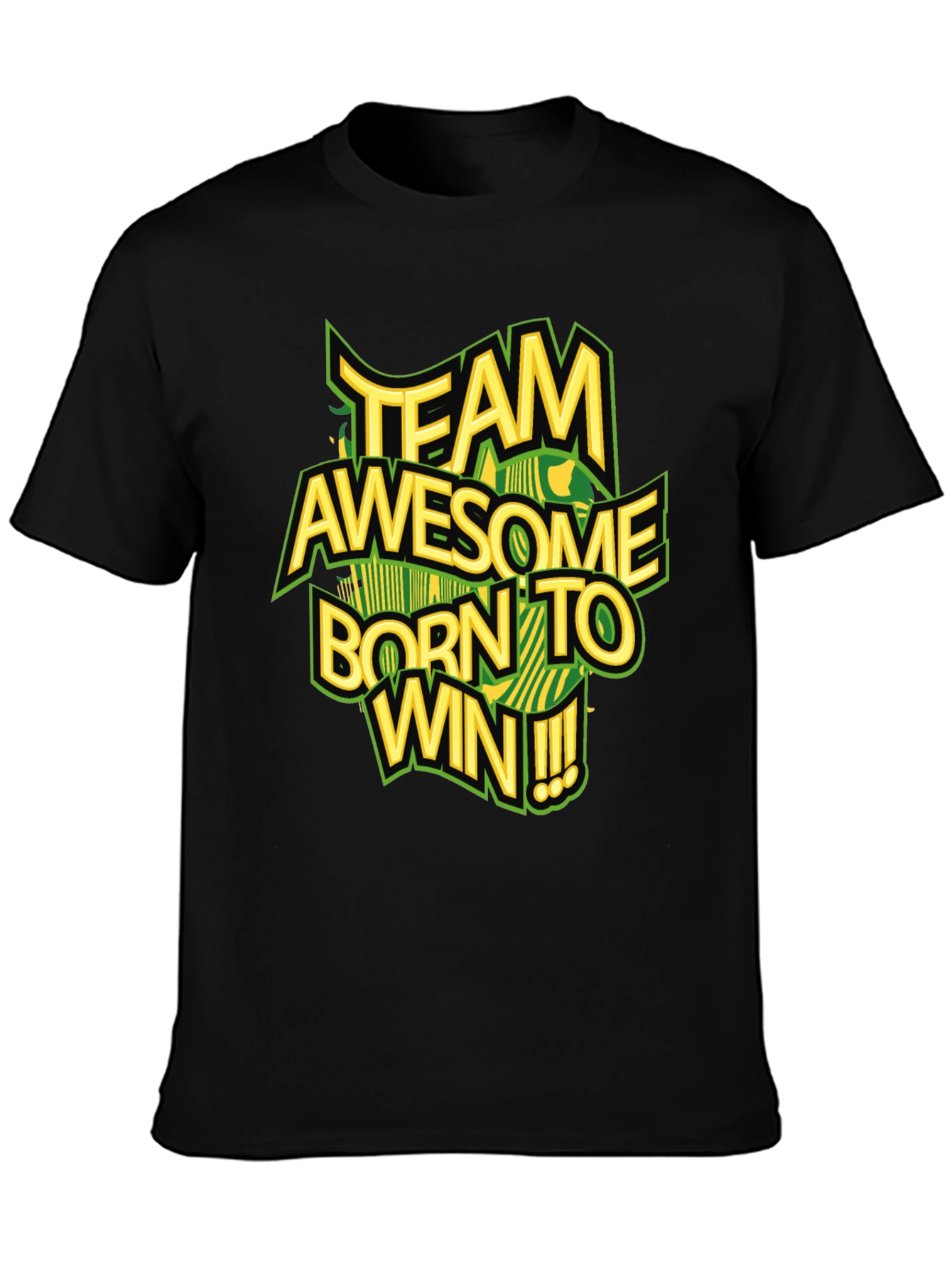 Team Awesome Born to Win Graphic T-Shirt