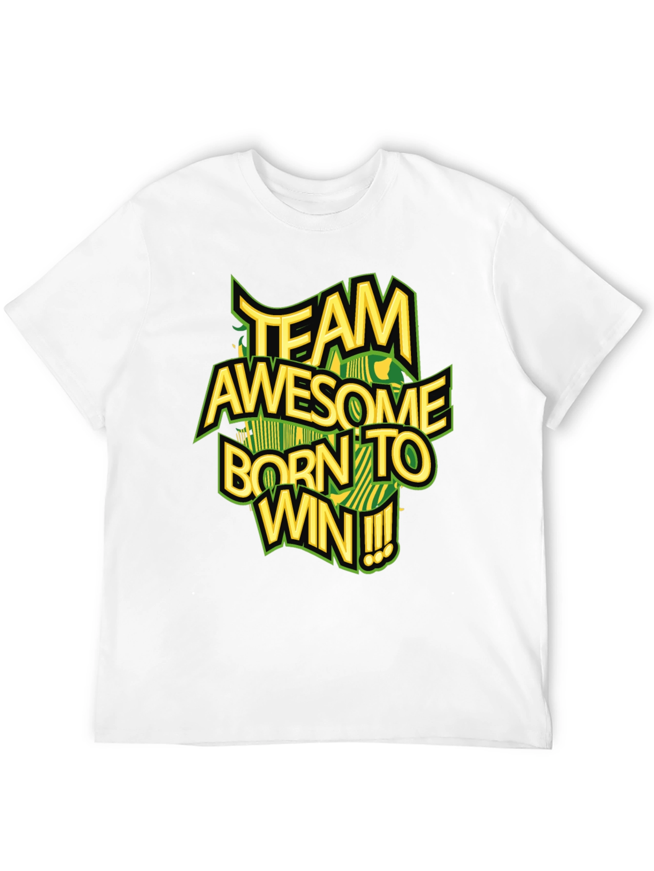 Team Awesome Born to Win Graphic T-Shirt