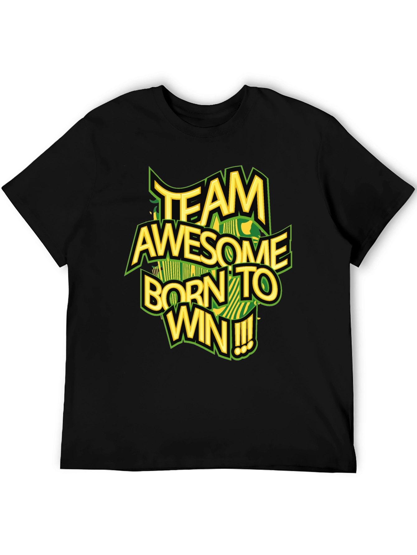 Team Awesome Born to Win Graphic T-Shirt