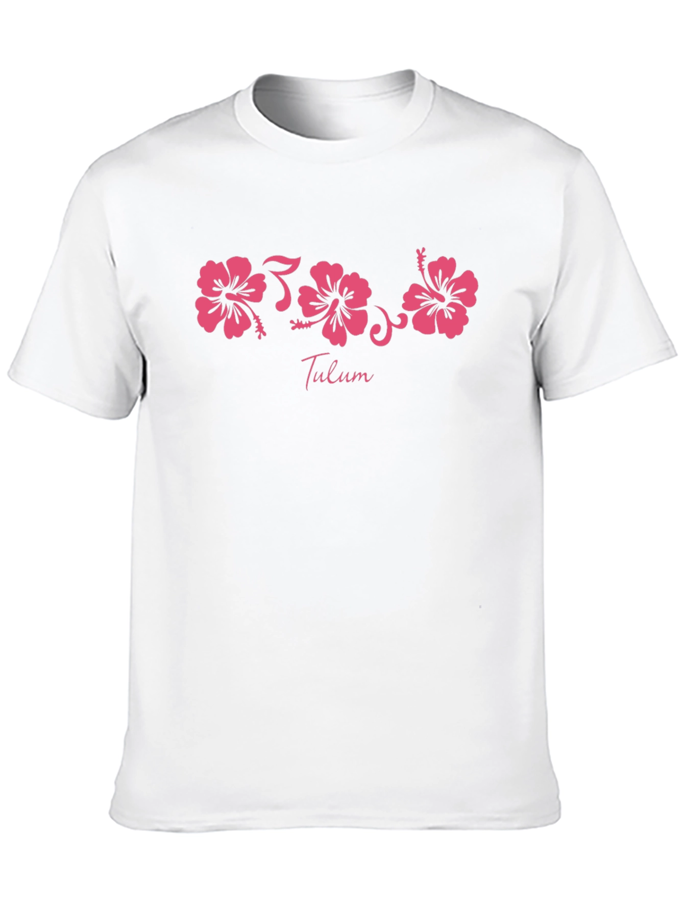 Tulum Floral Graphic Tee - Black