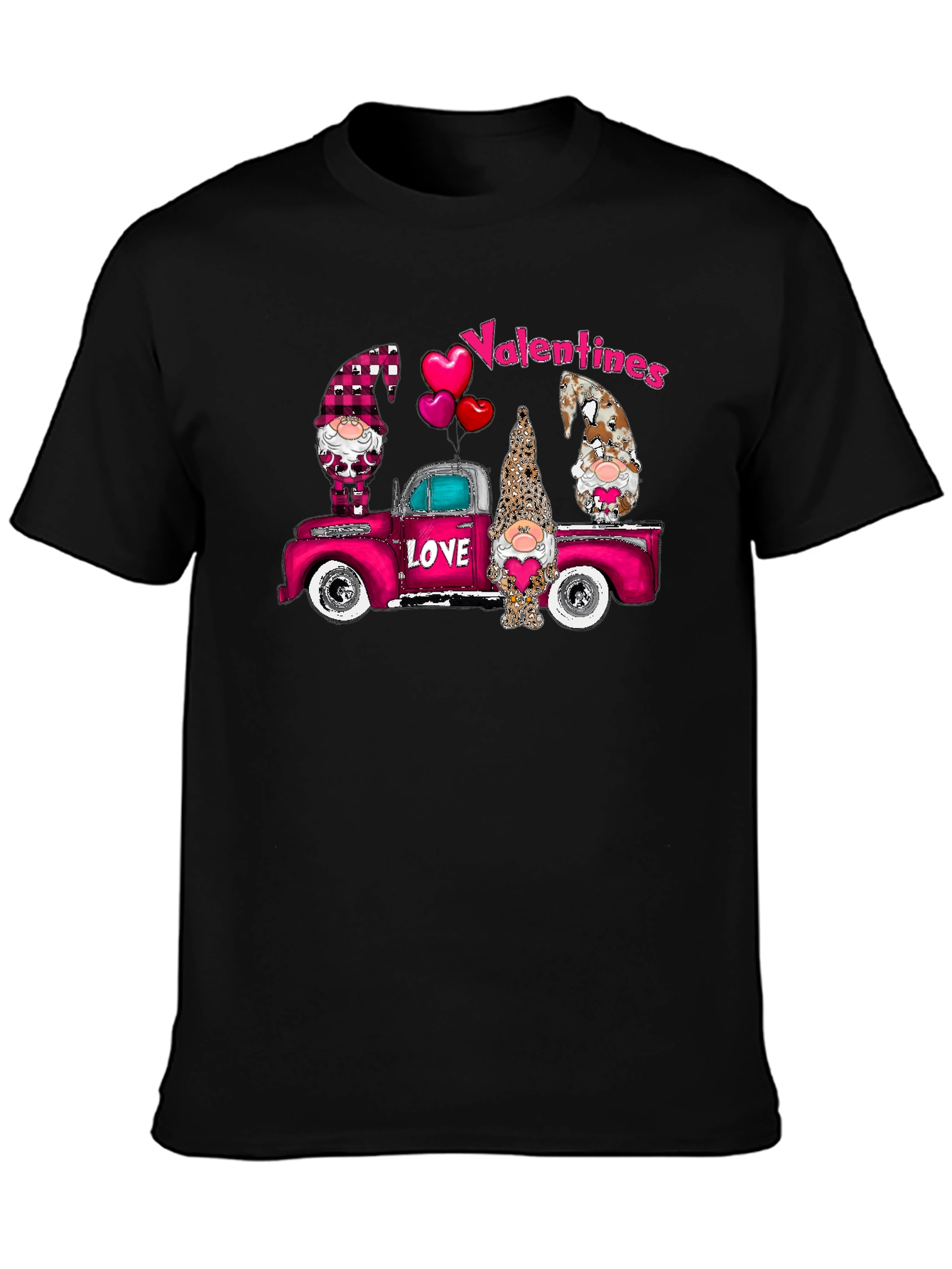 Valentines Day Truck Gnomes T-Shirt