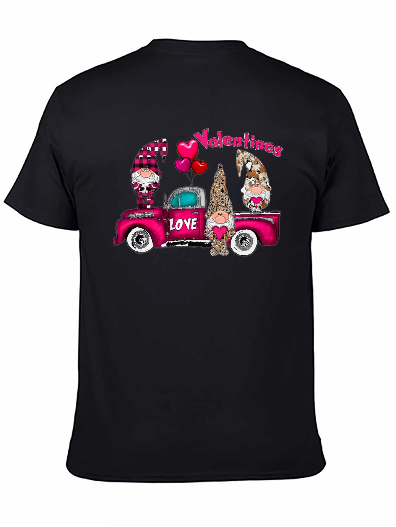 Valentines Day Truck Gnomes T-Shirt