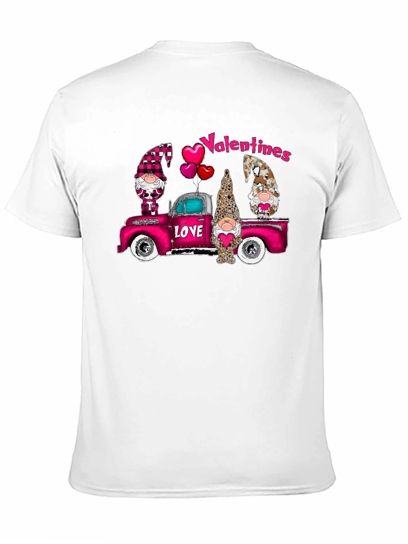 Valentines Day Truck Gnomes T-Shirt