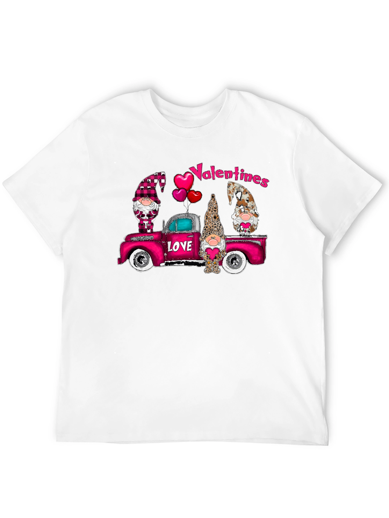 Valentines Day Truck Gnomes T-Shirt